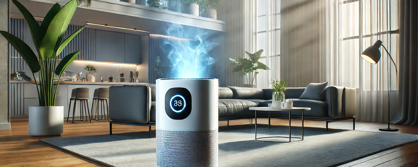 تصویر تبلیغاتی دستگاه تصفیه هوا